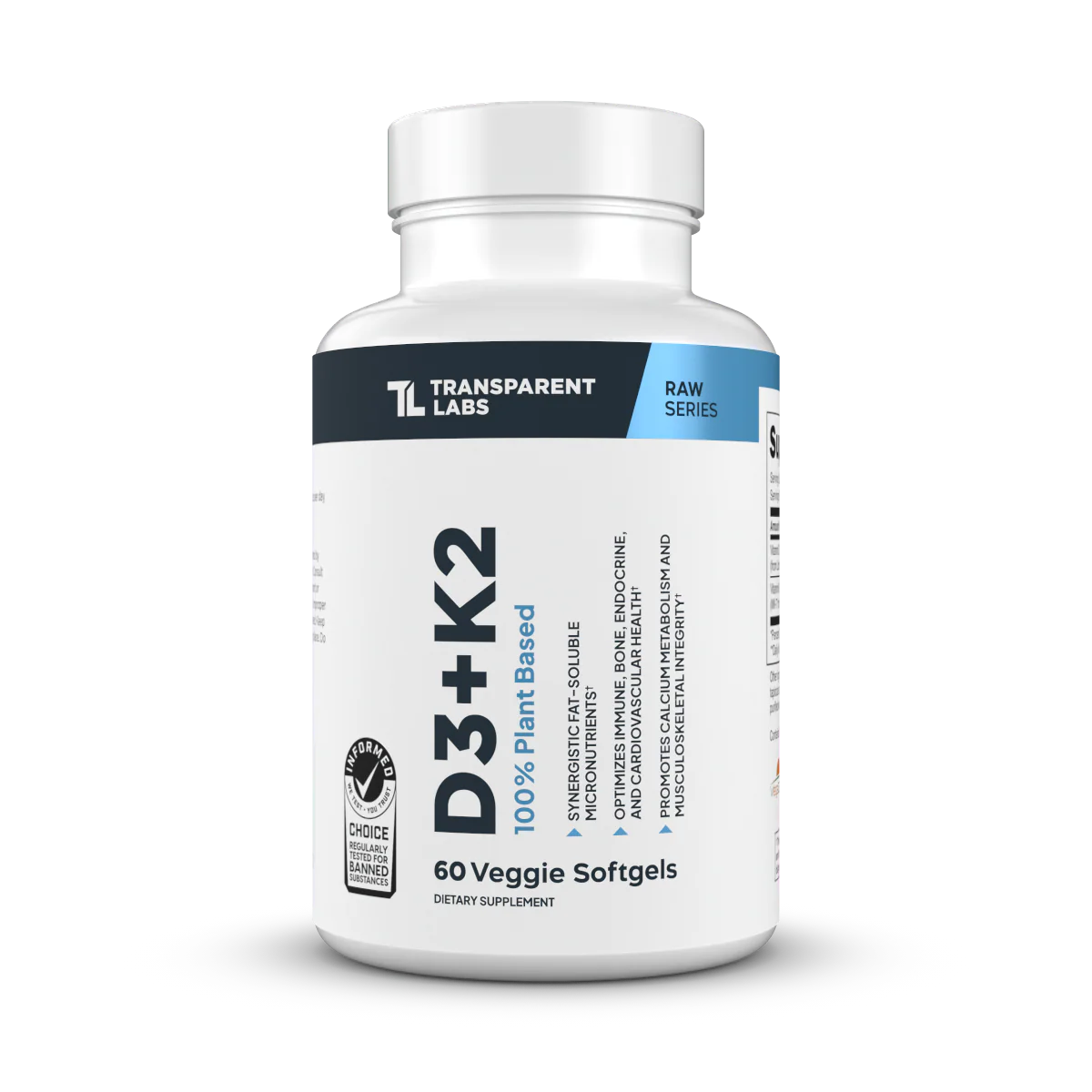 Vitamin D3 and K2